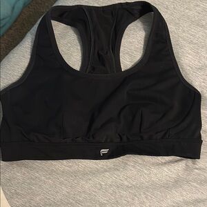 Fabletics Black Racerback Sports Bra Intimates